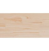 VidaXL Tafelbladen 2 st rechthoekig 80x40x1,7 cm massief grenenhout