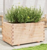 VidaXL Plantenbak 90x60x49,5 cm massief grenenhout