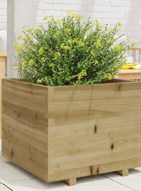 VidaXL Plantenbak 60x60x49,5 cm geïmpregneerd grenenhout