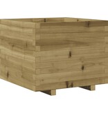 VidaXL Plantenbak 60x60x49,5 cm geïmpregneerd grenenhout