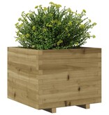 VidaXL Plantenbak 60x60x49,5 cm geïmpregneerd grenenhout