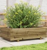 VidaXL Plantenbak 90x60x26,5 cm geïmpregneerd grenenhout