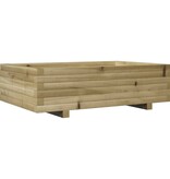 VidaXL Plantenbak 90x60x26,5 cm geïmpregneerd grenenhout