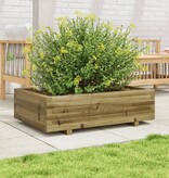 VidaXL Plantenbak 90x60x26,5 cm geïmpregneerd grenenhout