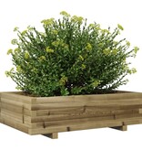 VidaXL Plantenbak 90x60x26,5 cm geïmpregneerd grenenhout