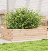 VidaXL Plantenbak 90x60x23 cm massief grenenhout