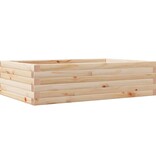 VidaXL Plantenbak 90x60x23 cm massief grenenhout