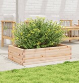 VidaXL Plantenbak 90x60x23 cm massief grenenhout