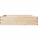 VidaXL Plantenbak 100x100x23 cm massief grenenhout