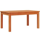VidaXL Salontafel 80x50x40 cm massief grenenhout wasbruin