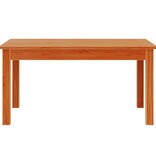 VidaXL Salontafel 80x50x40 cm massief grenenhout wasbruin