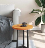 VidaXL Tafelblad rond Ø40x2,5 cm massief grenenhout wasbruin