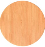 VidaXL Tafelblad rond Ø40x2,5 cm massief grenenhout wasbruin