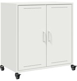 VidaXL Dressoir 68x39x72 cm staal wit