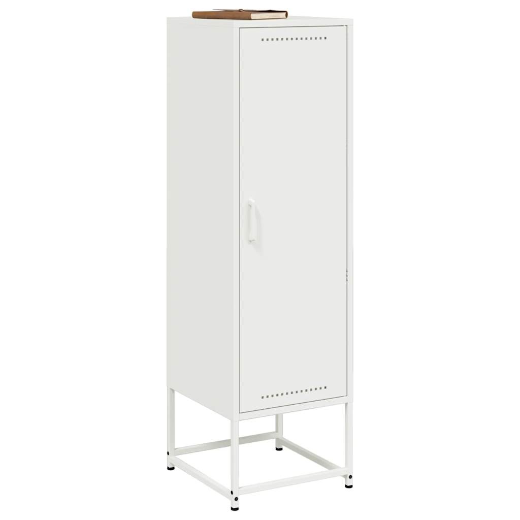 VidaXL Hoge kast 36x39x123 cm staal wit