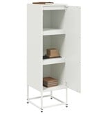 VidaXL Hoge kast 36x39x123 cm staal wit