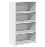 VidaXL Hoge kast 70x41x124 cm bewerkt hout wit