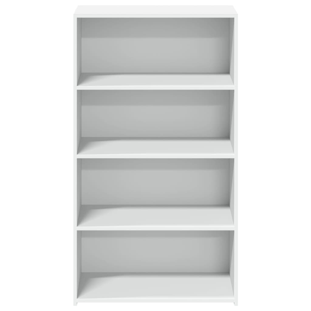 VidaXL Hoge kast 70x41x124 cm bewerkt hout wit