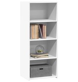 VidaXL Hoge kast 50x41x124 cm bewerkt hout wit