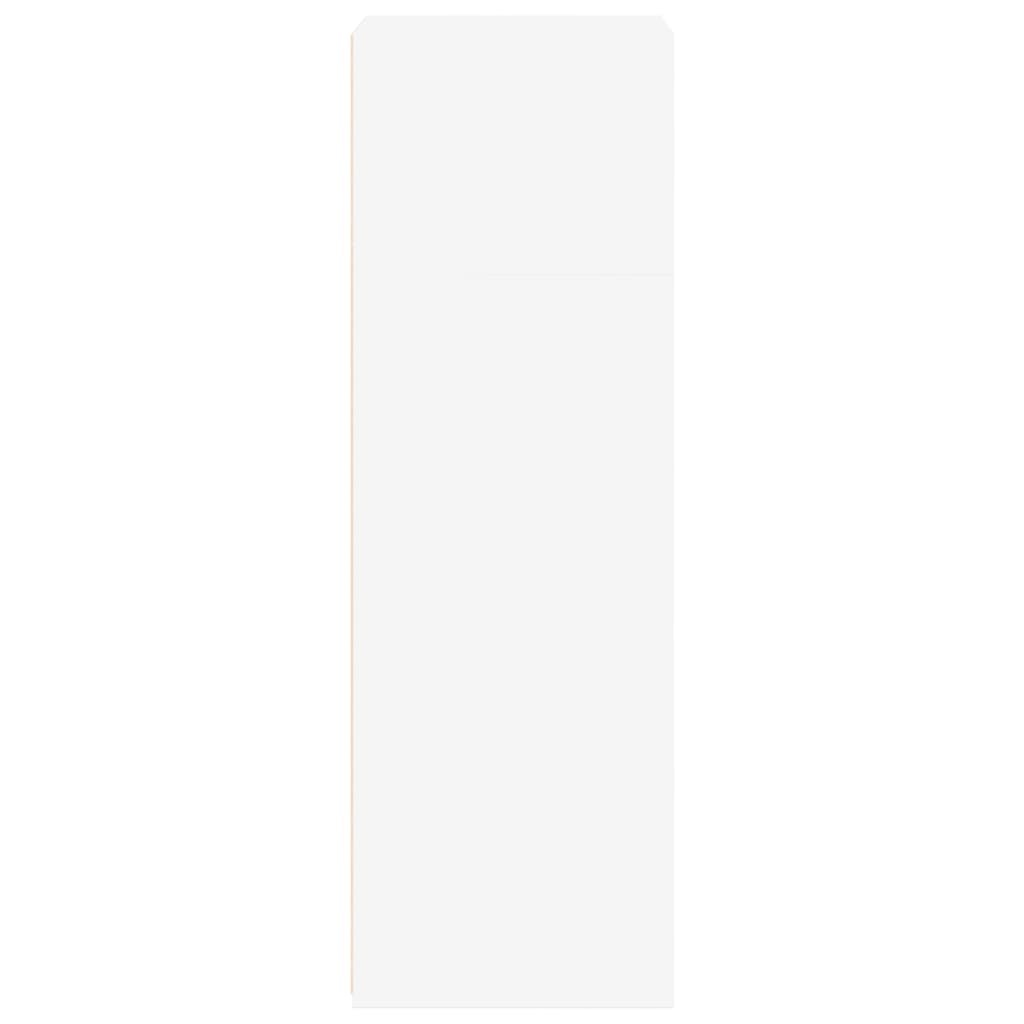 VidaXL Hoge kast 50x41x124 cm bewerkt hout wit