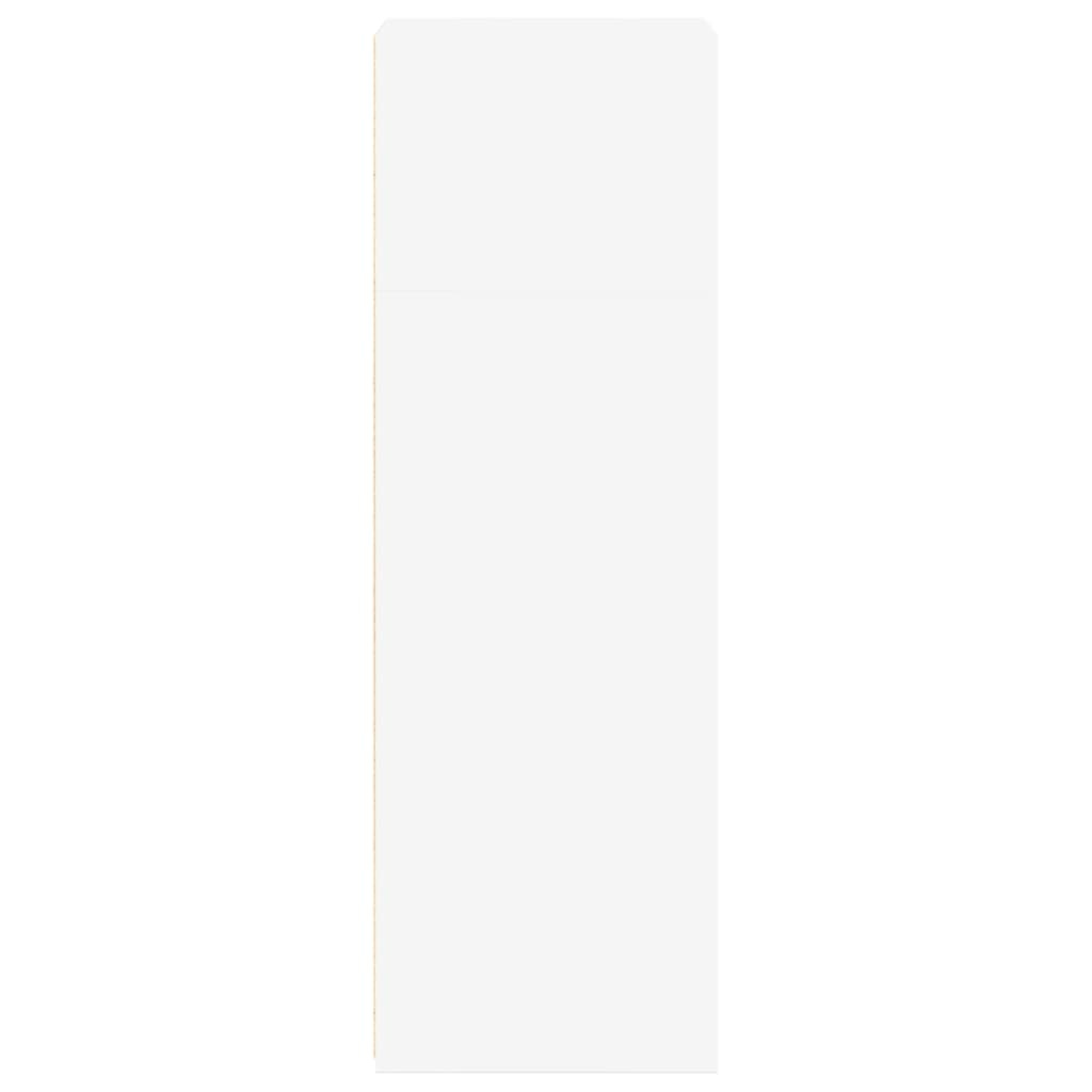 VidaXL Hoge kast 45x41x124 cm bewerkt hout wit