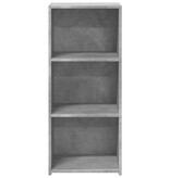 VidaXL Dressoir 40x41x93 cm bewerkt hout betongrijs