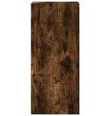 VidaXL Dressoir 30x41x93 cm bewerkt hout gerookt eikenkleurig