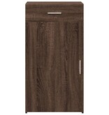 VidaXL Dressoir 50x42,5x93 cm bewerkt hout bruin eikenkleur