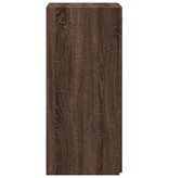 VidaXL Dressoir 50x42,5x93 cm bewerkt hout bruin eikenkleur
