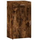 VidaXL Dressoir 50x42,5x93 cm bewerkt hout gerookt eikenkleurig