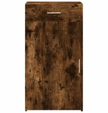 VidaXL Dressoir 50x42,5x93 cm bewerkt hout gerookt eikenkleurig