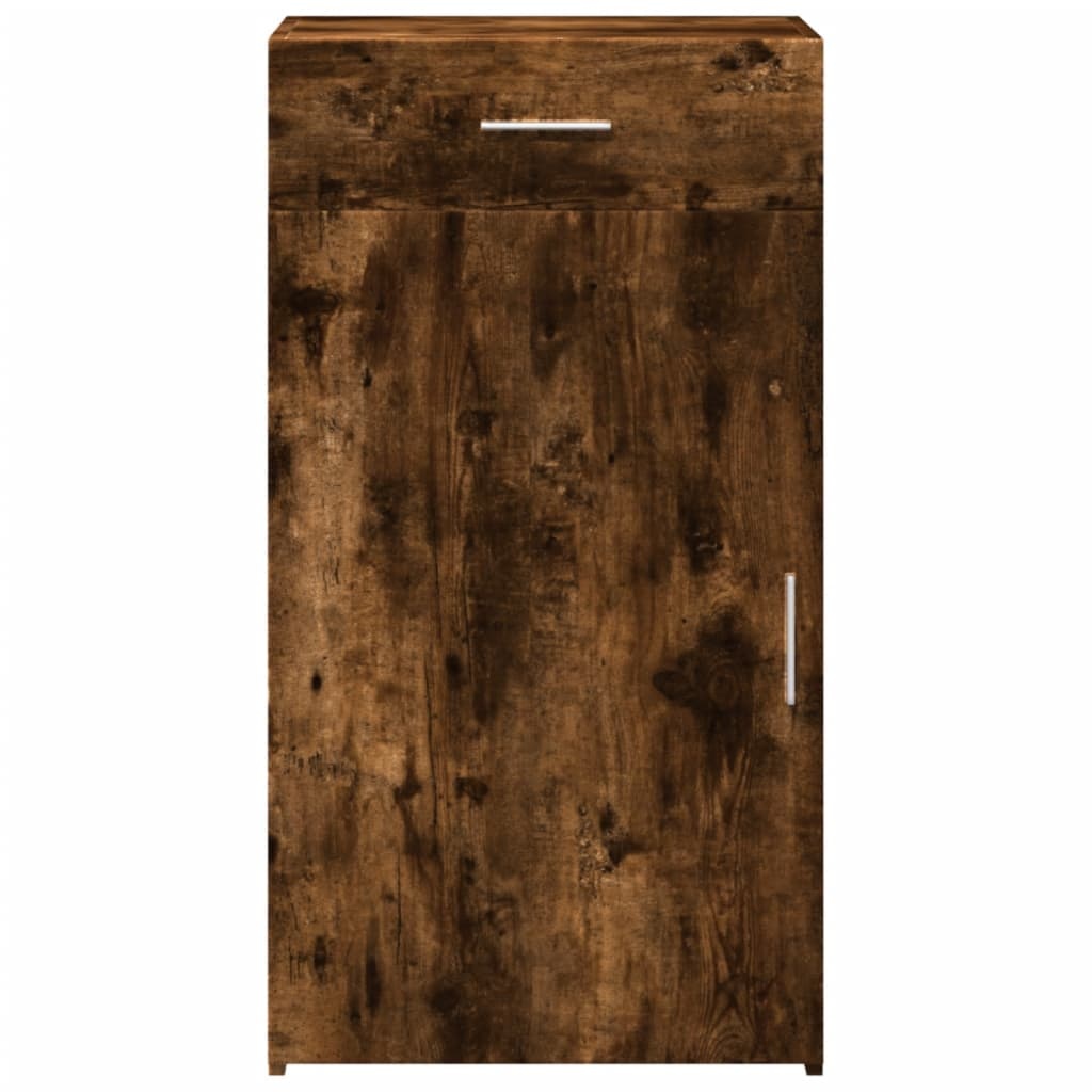 VidaXL Dressoir 50x42,5x93 cm bewerkt hout gerookt eikenkleurig