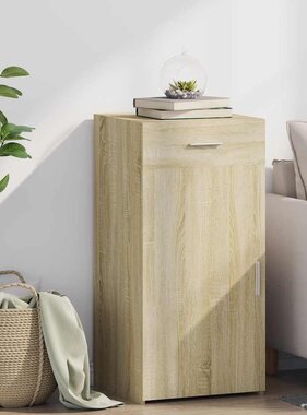VidaXL Dressoir 45x42,5x93 cm bewerkt hout sonoma eikenkleurig