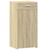 VidaXL Dressoir 45x42,5x93 cm bewerkt hout sonoma eikenkleurig