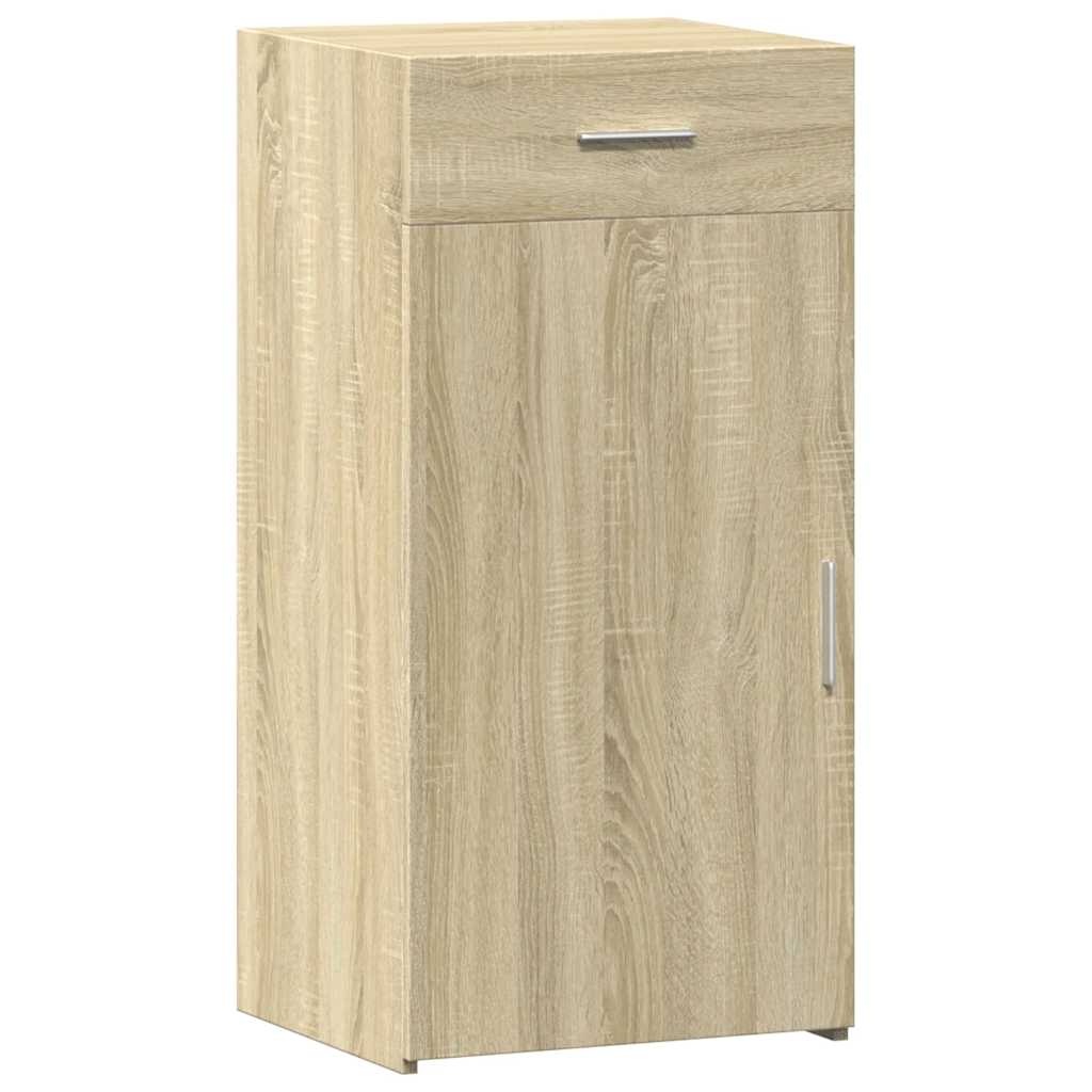 VidaXL Dressoir 45x42,5x93 cm bewerkt hout sonoma eikenkleurig