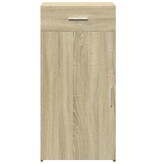 VidaXL Dressoir 45x42,5x93 cm bewerkt hout sonoma eikenkleurig
