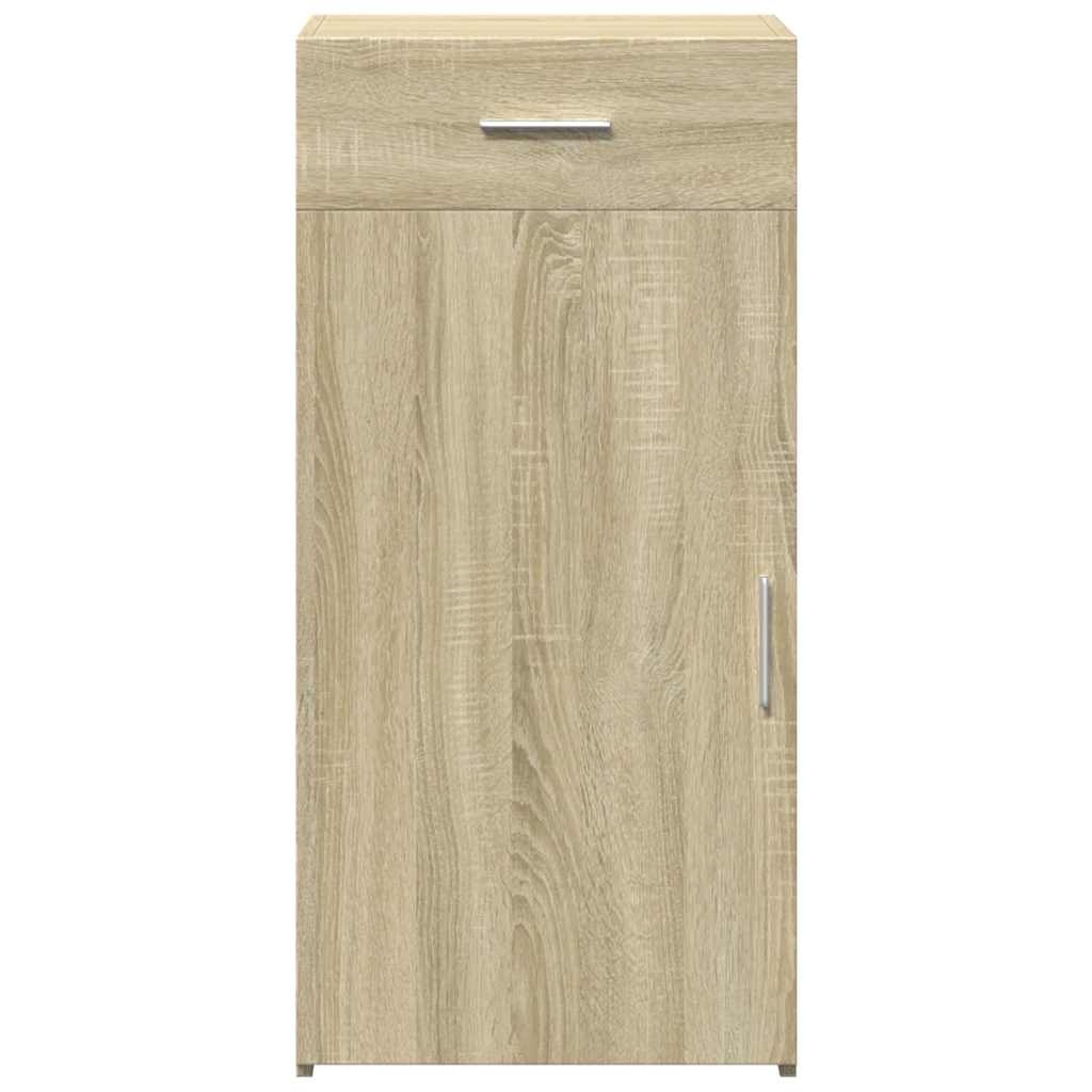 VidaXL Dressoir 45x42,5x93 cm bewerkt hout sonoma eikenkleurig
