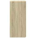 VidaXL Dressoir 45x42,5x93 cm bewerkt hout sonoma eikenkleurig