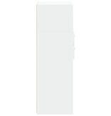VidaXL Hoge kast 45x42,5x124 cm bewerkt hout wit