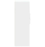 VidaXL Hoge kast 30x42,5x124 cm bewerkt hout wit