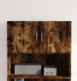 VidaXL Wandkast 80x42,5x40 cm bewerkt hout gerookt eikenkleurig