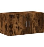 VidaXL Wandkast 80x42,5x40 cm bewerkt hout gerookt eikenkleurig