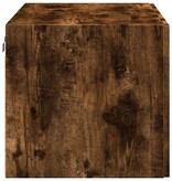 VidaXL Wandkast 80x42,5x40 cm bewerkt hout gerookt eikenkleurig