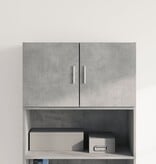 VidaXL Wandkast 70x42,5x40 cm bewerkt hout betongrijs