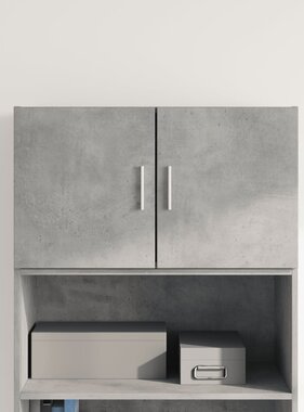 VidaXL Wandkast 70x42,5x40 cm bewerkt hout betongrijs
