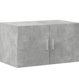 VidaXL Wandkast 70x42,5x40 cm bewerkt hout betongrijs