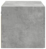 VidaXL Wandkast 70x42,5x40 cm bewerkt hout betongrijs