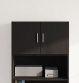 VidaXL Wandkast 70x42,5x40 cm bewerkt hout zwart