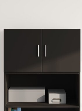 VidaXL Wandkast 70x42,5x40 cm bewerkt hout zwart