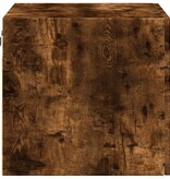 VidaXL Wandkast 50x42,5x40 cm bewerkt hout gerookt eikenkleurig
